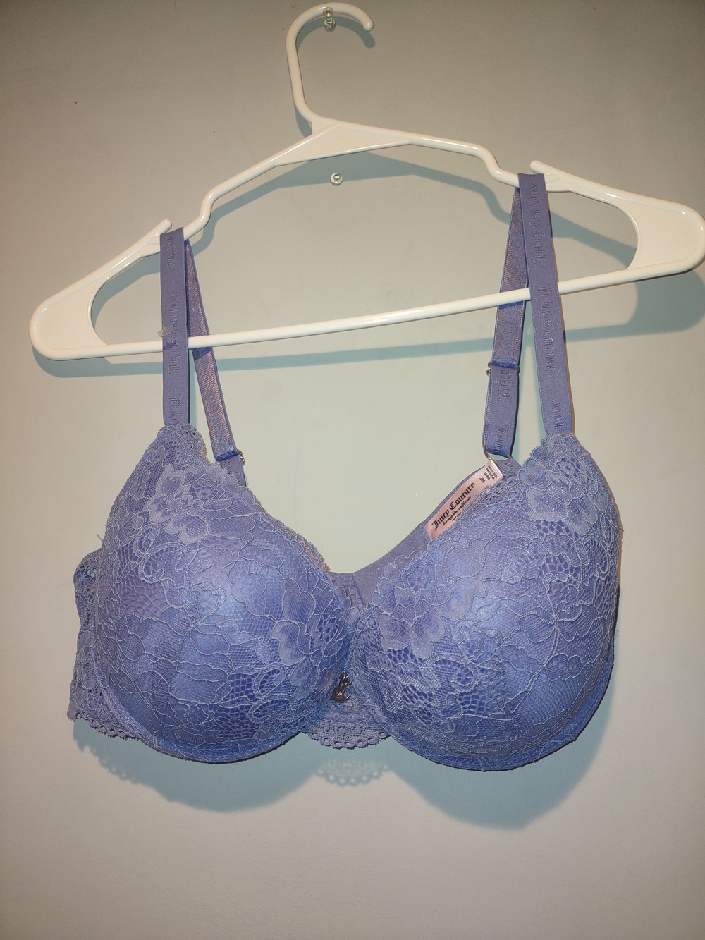Juice Couture Lace Underwire Bra in Lavender 36C